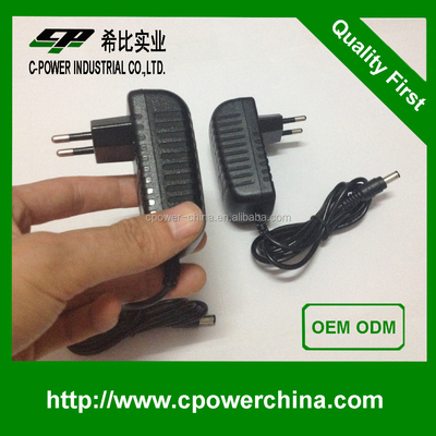 DC 출력형 C 전원 공급 12V 1A AC DC 전원 어댑터 1000mA PSU 12W 미국 EU 플러그