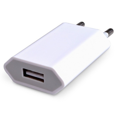 USB 벽 충전기 플러그 DC 출력형 흑백 5V 1A 아이폰용 삼성 안드로이드 LG
