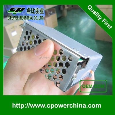 단일 출력 12V 1.2A 12W LED 및 DC 전력 출력 스위치 전원