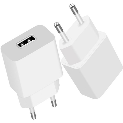 DC 출력 5V 1A/2A EU USB 플러그 전원 이동 어댑터와 USB 벽 충전기 출력 유형