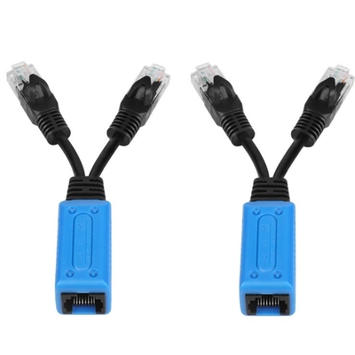 0.03kg RJ45 포트 PoE 전력 결합기 2팩 60W PoE 울트라 2x 30W PoE 포트