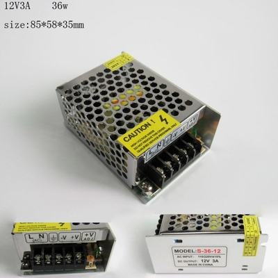 은 디자인 및 성능을위한 12v DC 3.2A 3A 36W CCTV 전원 공급 장치
