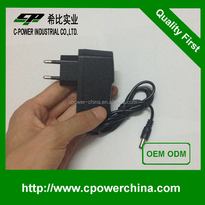 AU 벽 장착 DC 출력 유형 12V 1A 5V 2A 6V 2A 9V 2A 어댑터 12VDC 1A AC 전원 어댑터