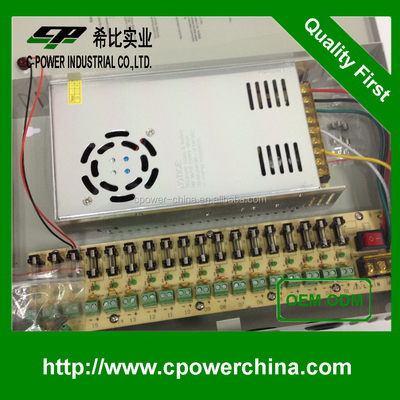 360W 18채널 스위칭 전원 공급 dc12v 30A 220V 110V AC 보호 과전압