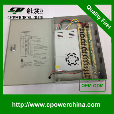 360W 18채널 스위칭 전원 공급 dc12v 30A 220V 110V AC 보호 과전압