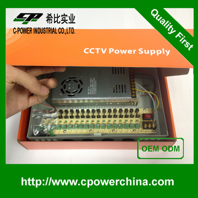 360W 18채널 스위칭 전원 공급 dc12v 30A 220V 110V AC 보호 과전압