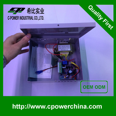 라인 인터랙티브 12V 5A UPS 전력 문 액세스 제어 배터리 백업과 함께 전원 공급