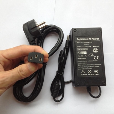 CE 인증 데스크톱 AC DC 전원 어댑터 입압 AC 100-240V 50/60HZ
