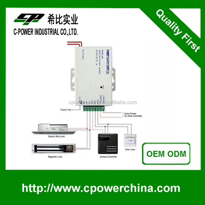 전기 잠금 전원 공급 대전압 12V 3A UPS 보안 / 모니터링 / 경보