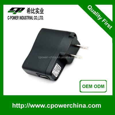 CE 인증 유니버설 USB 타입 5V 300mA 5V 2A 5V 2.5A 5V 1A USB 전원 어댑터 검은색