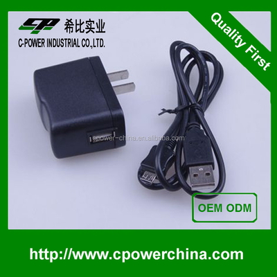 CE 인증 유니버설 USB 타입 5V 300mA 5V 2A 5V 2.5A 5V 1A USB 전원 어댑터 검은색