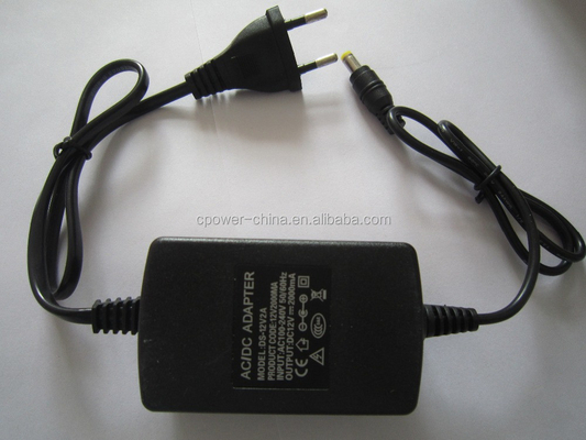 US AC 100-240V에서 DC 12V 2A 전원 공급 어댑터