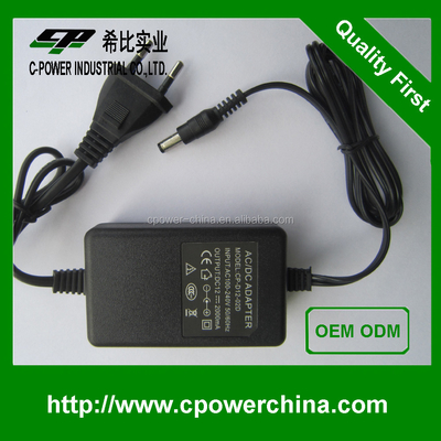 기술 12V 2A 24W DC 전원 어댑터 벙커 힐 보안 카메라 쉽게 설치