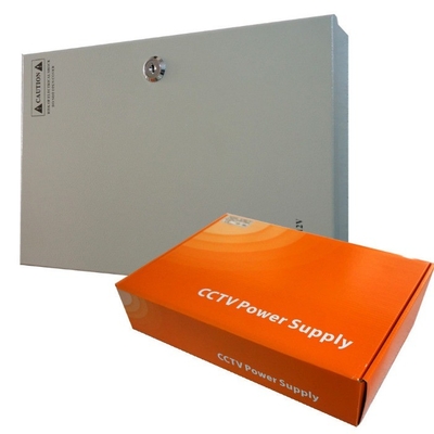 단일 출력 12V DC 15A 18 채널 CCTV 보안 카메라 전원 공급 상자 유통