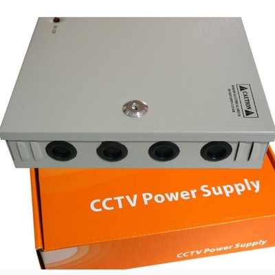 C-Power 9 채널 CH CCTV 보안 카메라 분배 PTC 전원 공급 상자 12V 출력