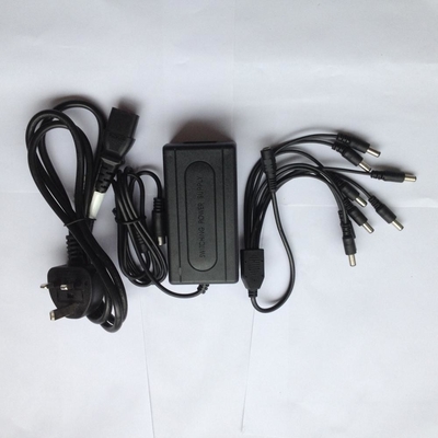 LCD 모니터 CCTV 카메라 C 전원 공급 장치 4 포트 스플릿 DC 케이블 12V DC 5A 60W AC DC 어댑터