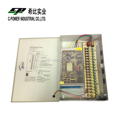 12V 출력 CCTV 전원 공급 120W 18CH 초전압 보호 및 CCTV 카메라