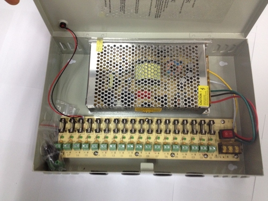 높은 주파수 12V 10A 120W 18ch CCTV 카메라 CE ROHS FCC와 함께 전원 공급