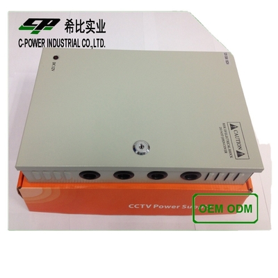높은 주파수 12V 10A 120W 18ch CCTV 카메라 CE ROHS FCC와 함께 전원 공급