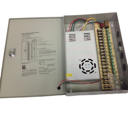 보호 단회전 과압 과압 12V 30A CCTV 전원 공급 상자
