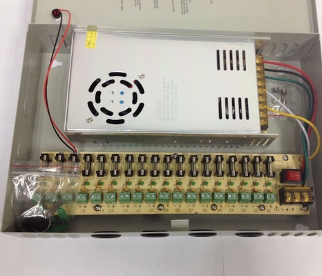 보호 단회전 과압 과압 12V 30A CCTV 전원 공급 상자