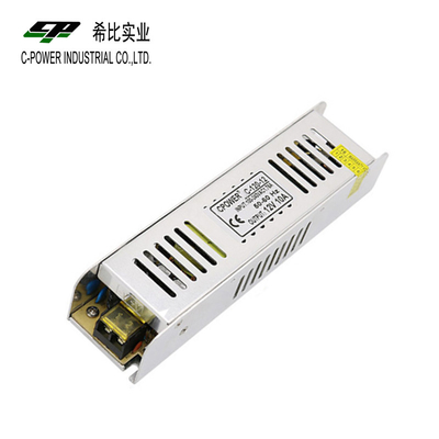 CCTV 카메라 또는 LED 조명용 12V 10A AC/DC 스위칭 전원 공급 88% 효율성