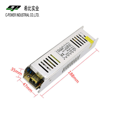 CCTV 카메라 또는 LED 조명용 12V 10A AC/DC 스위칭 전원 공급 88% 효율성
