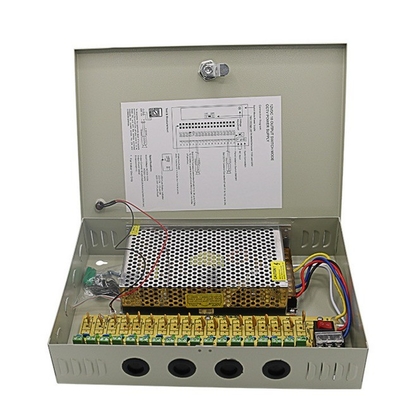 C-Power 2KG PTC 피지 18CH 보안 카메라 전원 공급 상자 DC 12V 20A DVR CCTV