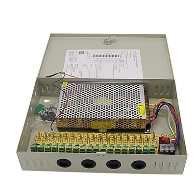 C-Power 2KG PTC 피지 18CH 보안 카메라 전원 공급 상자 DC 12V 20A DVR CCTV