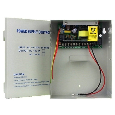 도어 액세스 제어 전원 공급 100-240v AC 12v DC 5A 백업 배터리 인터페이스