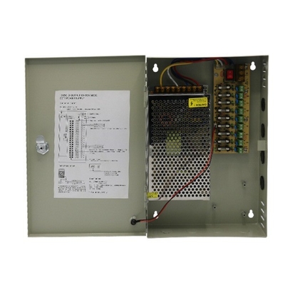 단일 출력 회색 9 포트 20A 12V DC 스위치 전원 공급 장치 배급 상자 C-전력