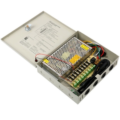 다재다능한 입력 전압 9 채널 CCTV 전원 공급 12VDC 120W 10A 귀하의 비즈니스