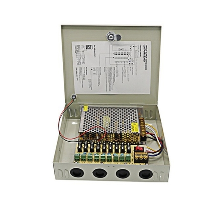 다재다능한 입력 전압 9 채널 CCTV 전원 공급 12VDC 120W 10A 귀하의 비즈니스