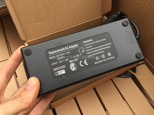 데스크톱 타입 스위칭 AC 어댑터 12V 10amp 출력 전류와 DC 출력 타입