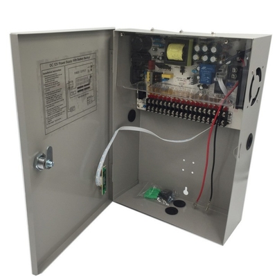 18 포트 C 전원 CCTV UPS 12v 20a 18ch 입력 전원 공급 100-240V AC 50/60Hz