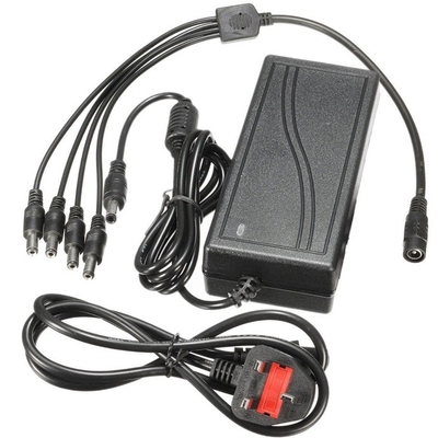 데스크톱 연결 12V 5A 다중 출력 전원 어댑터 4 포트 Pigtail CE 인증