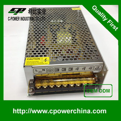 콤팩트하고 내구성 있는 12v dc 10amp 5a 산업용 벤치 전원 공급 장치 199*98*42 크기