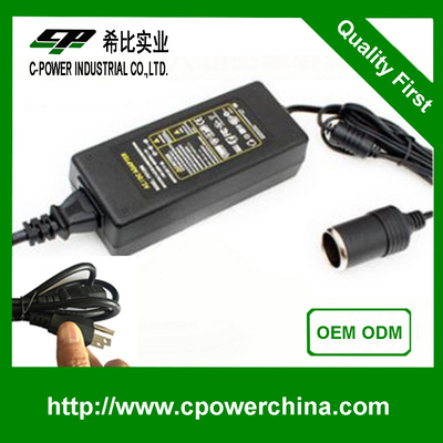 단일 출력 주파수 12V 5A 60W 자동차 오디오 개선용 자동차 전원 공급 장치