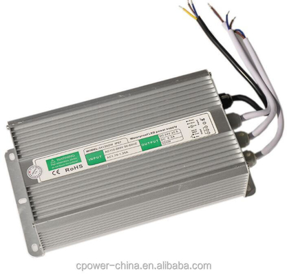 방수 외부 DC 전원 공급 어댑터 12V 24V 30W 60W 100W 200W LED 스트립 IP66 67