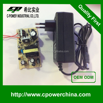 DC 출력 유형 12v 2a 24v 1a 24w TS-1012C CE 인증과 함께 AC/DC 어댑터/전력