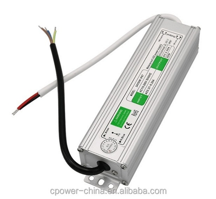은 흰색 24v DC 방수 전자 50W LED 드라이버 100w 25w IP67 전원 공급 트랜스포머