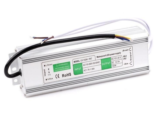 DC12V 24V 150W IP67 일정한 전압 LED 드라이버 방수 설계
