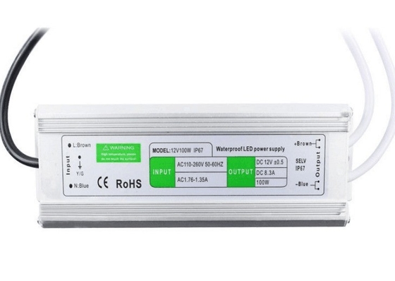 야외 12V 100W 120w 방수 SMD 3528 5050 5730 RGB 스트립 LED 드라이버 전원 공급 어댑터