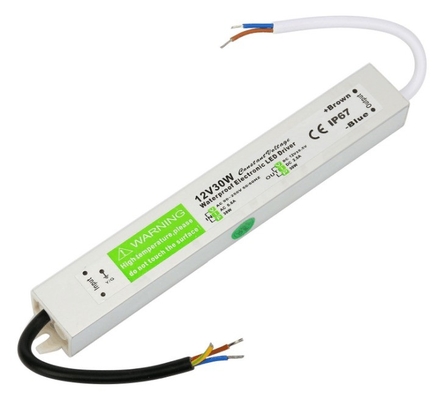 DC 12V/24V IP66/IP67 LED 스트립 LED 조명 전원 공급 장치에 대한 30W 방수 LED 드라이버