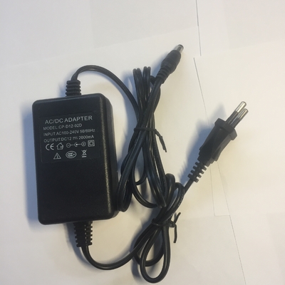 CCTV 출력 주파수 50/60Hz 출력 전력 1-50W를 위한 24W AC/DC 전력 어댑터