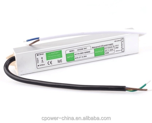방수 LED 드라이버 출력 DC 12V 전원 공급 수중 CE Rohs 10W 15W 20W