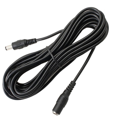 5m 3m 2m 1m DC 케이블 흰색 여성 끝 타입 5.5mm x 2.1mm 플러그 어댑터 연장 케이블