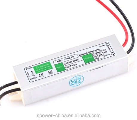 방수 10W LED 전원 공급 장치 LED 스트립 24V 단일 출력 타입 86% 효율성