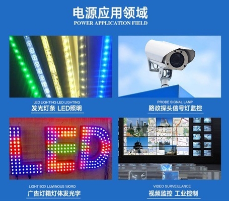 400W 12V 33.3A DC 방수 LED 전원 공급 IP67 등급 라인 규제 범위 ±0.5max