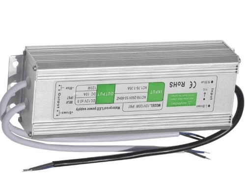 알루미늄 합금 C 전력 입력 100-240vac 120W IP65 24VDC LED용 방수 전원 공급 장치